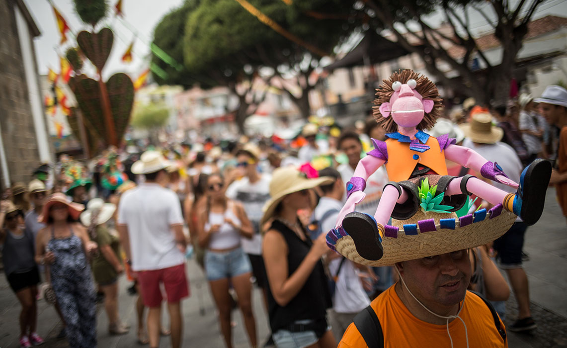 La verbena de La Pamela congrega cada año a cientos de personas en Tejina. Andrés Gutiérrez