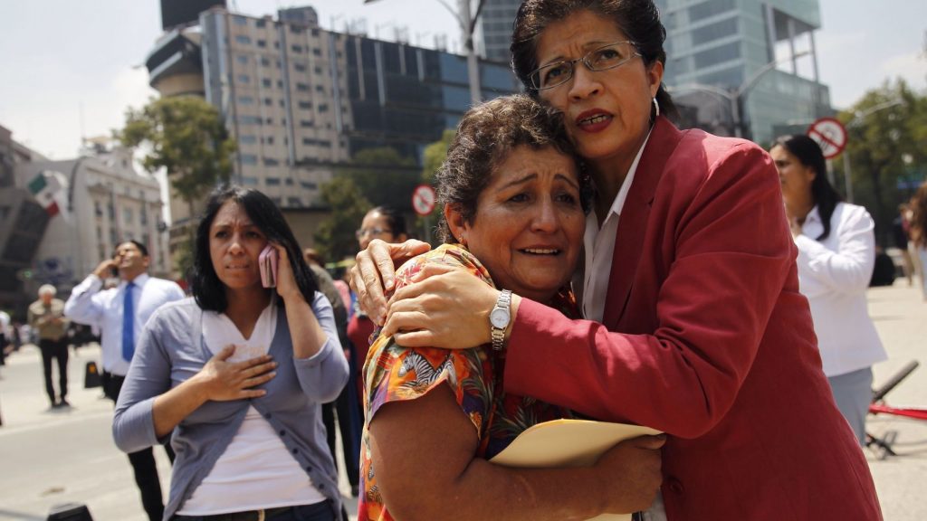 El terremoto provocó el pánico en la capital
