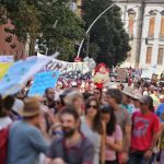 Manifestación en Santa Cruz contra el Gobierno de Canarias en protesta por los vertidos de aguas residuales en aguas del Archipiélago | Andrés Gutiérrez