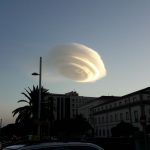 Nube lenticular sobre Santa Cruz de Tenerife | TWITTER