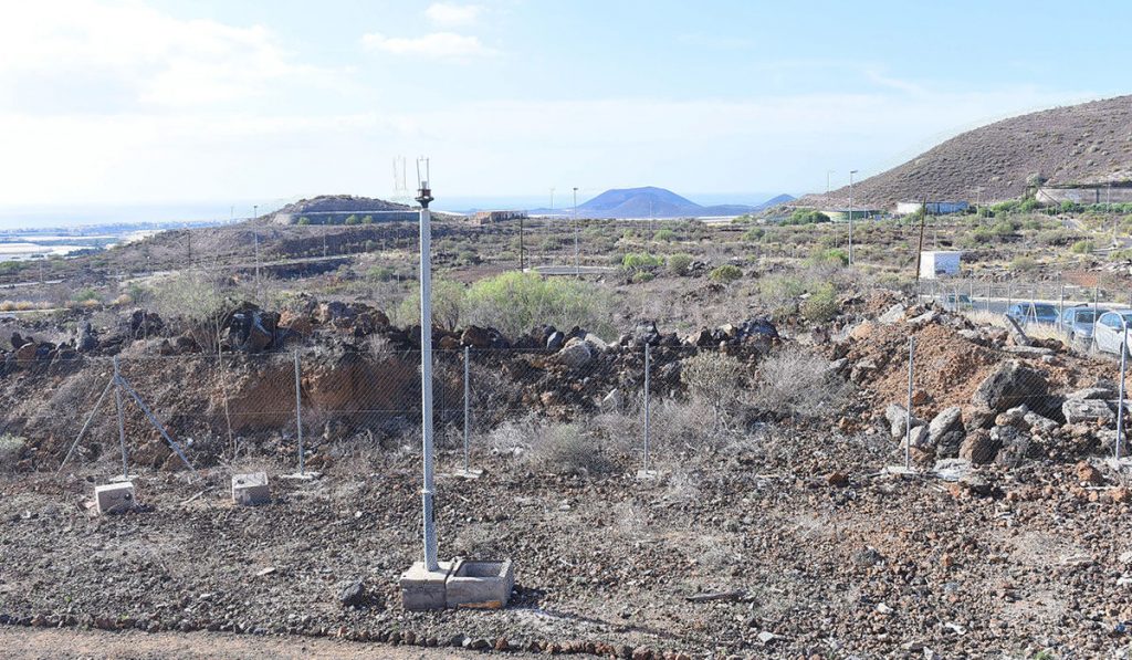 Solar donde antes de final de año se iniciarán las obras del nuevo I.E.S. de Guaza. Sergio Méndez