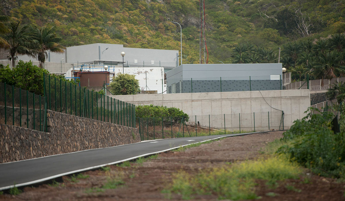 Las obras de ampliación de la depuradora de Valle de Guerra han tenido un coste de 11,7 millones. Fran Pallero