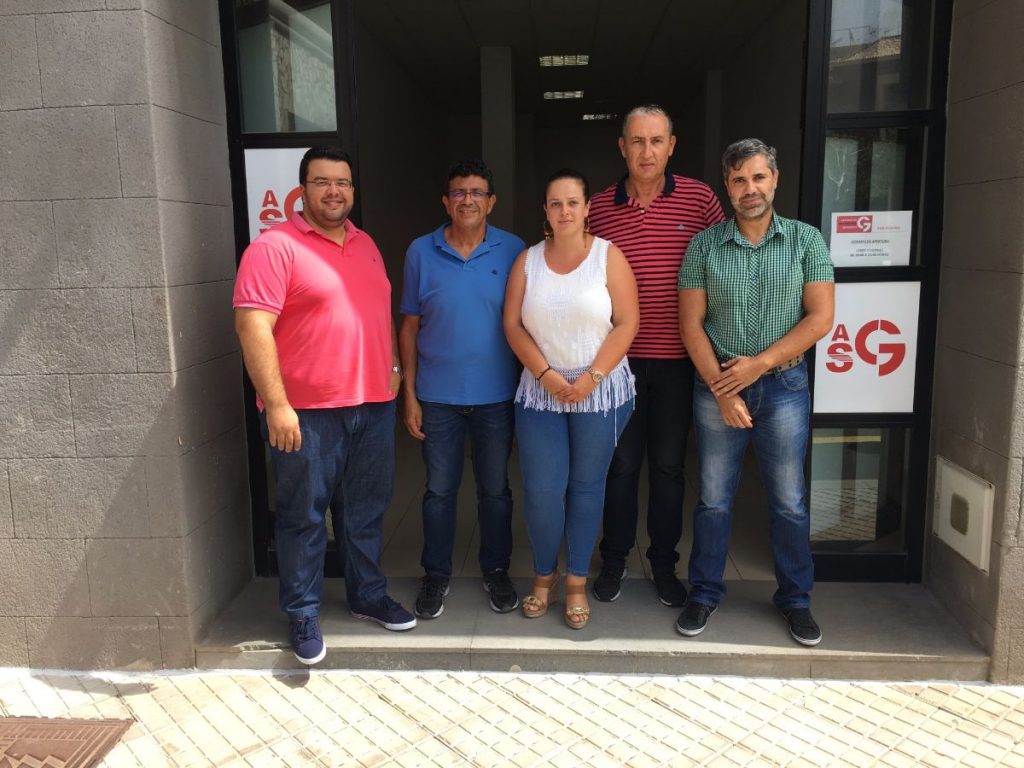 Grupo municipal de ASG en el Ayuntamiento de Valle Gran Rey. DA