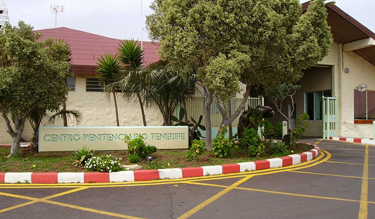 Entrada al Centro penitenciario Tenerife II, en El Rosario. DA