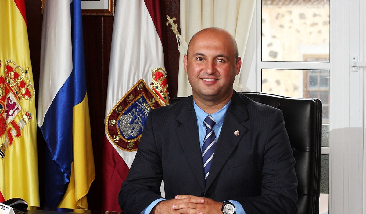 José Domingo Regalado (CC), alcalde de granadilla de abona. DA