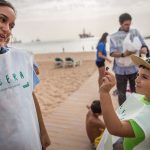 Jornada de limpieza de fondos marinos en la Playa de Las Teresitas | FOTO: Andrés Gutiérrez