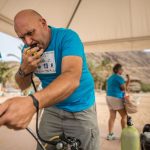 Jornada de limpieza de fondos marinos en la Playa de Las Teresitas | FOTO: Andrés Gutiérrez