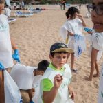 Jornada de limpieza de fondos marinos en la Playa de Las Teresitas | FOTO: Andrés Gutiérrez