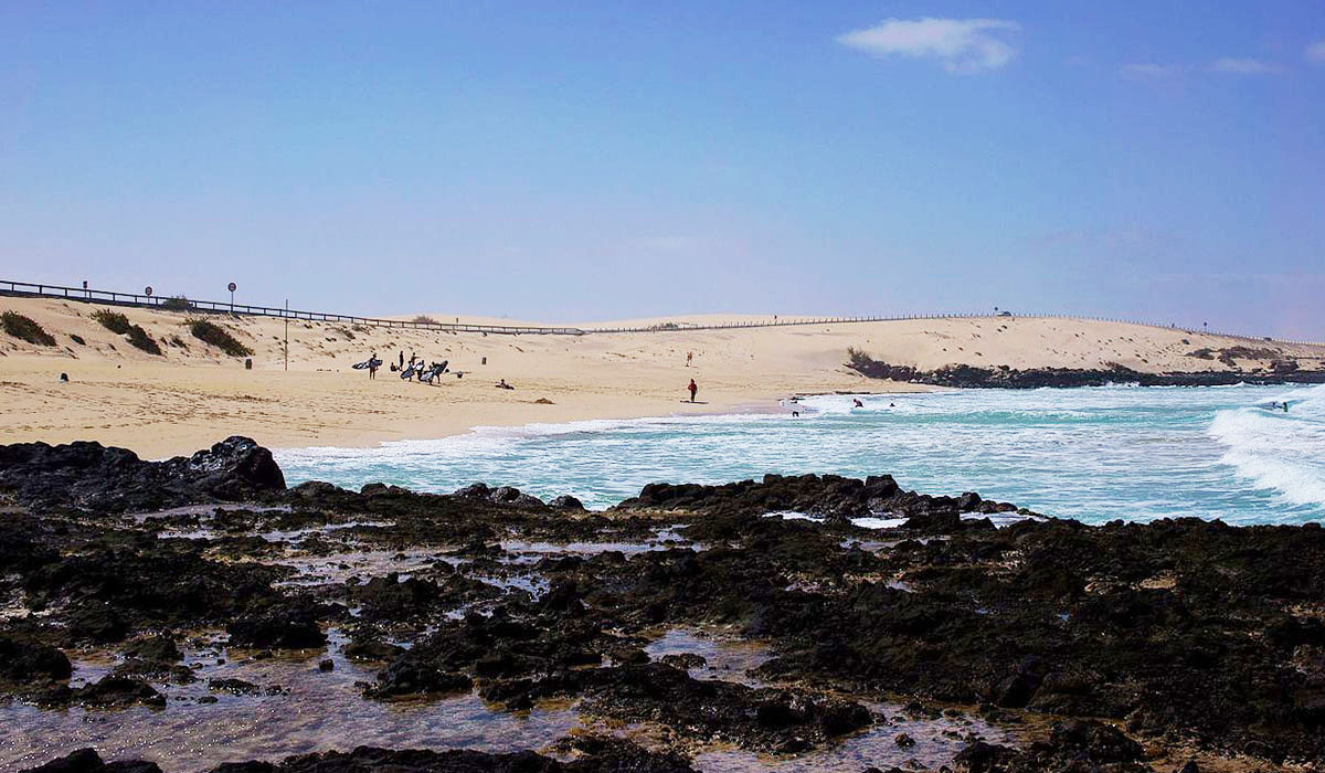 Imagen de archivo de las Grandes Playas, en Fuerteventura. DA