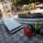 Obras de rehabilitación de la Plaza de los Patos | Foto: Fran Pallero