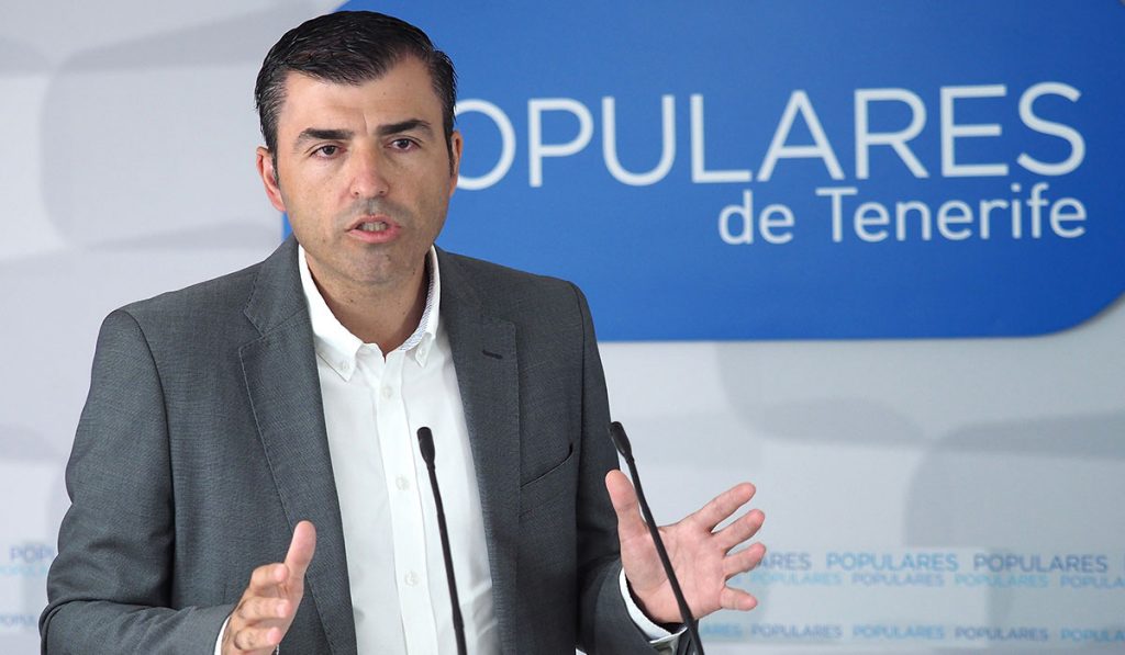 Manuel Domínguez, consejero insular y presidente del PP tinerfeño. S. Méndez
