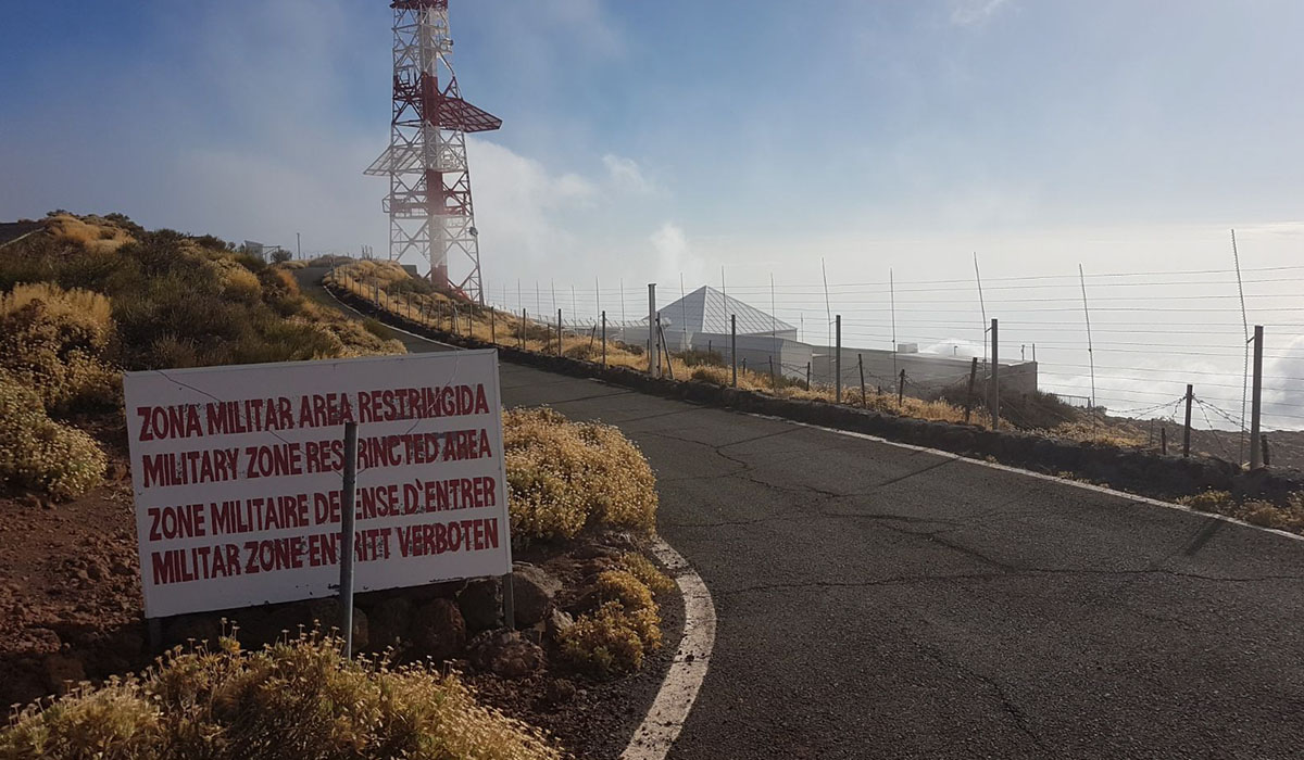 Las instalaciones militares se encuentran en un terreno de Izaña cedido por el Ayuntamiento de Güímar en 1980. DA