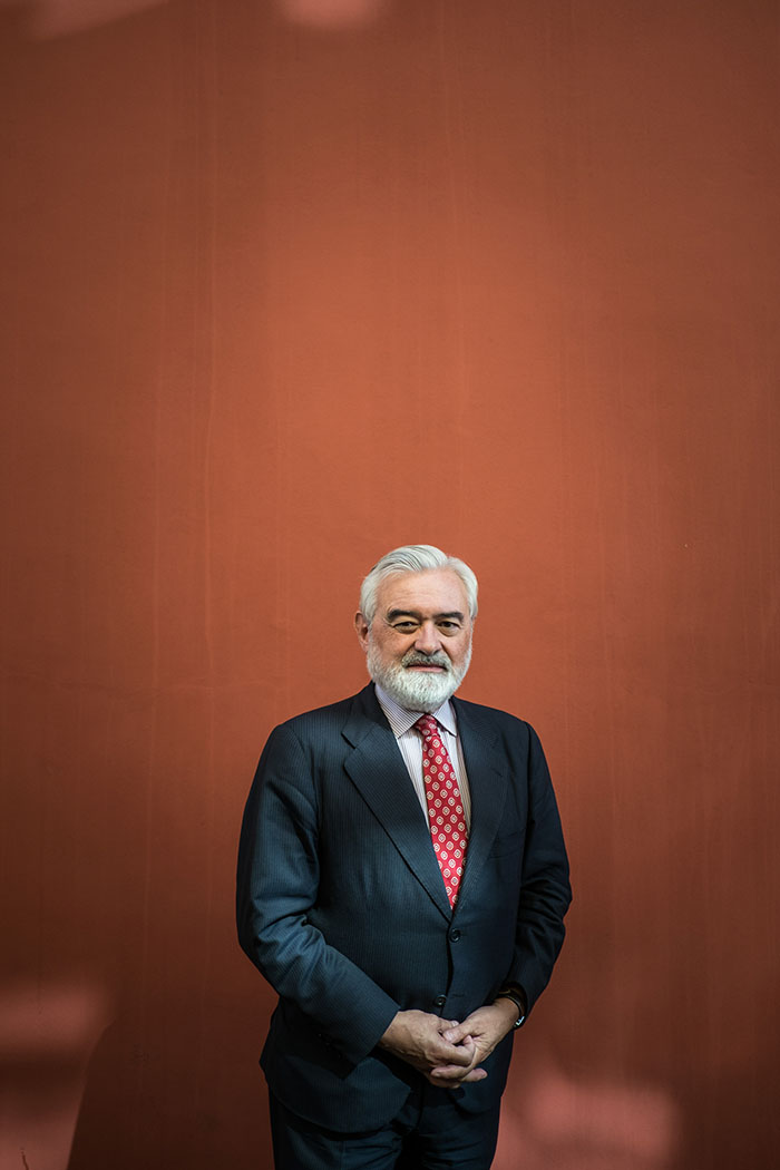 Darío Villanueva, director de la RAE y presidente de la ASALE. Andrés Gutiérrez