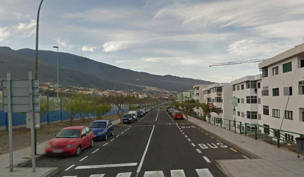 Calle Fraile Dominicos, en Candelaria (Tenerife). Google Earth