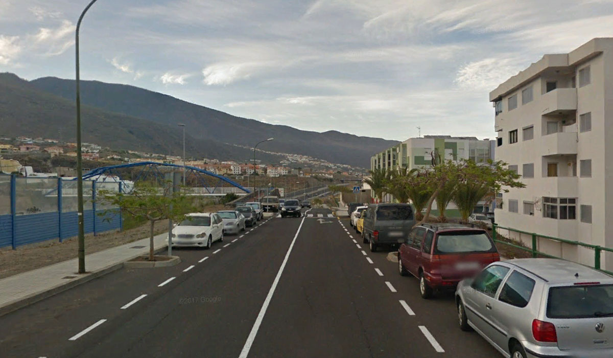 Calle de los Frailes Dominicos, en Candelaria (Tenerife). Google Earth