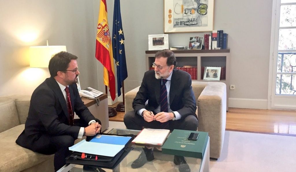 Asier Antona y Mariano Rajoy en Moncloa | FOTO: EUROPA PRESS
