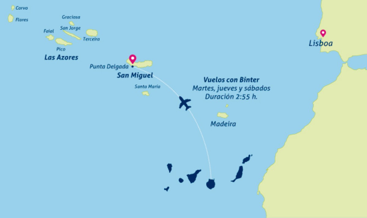 Mapa Azores