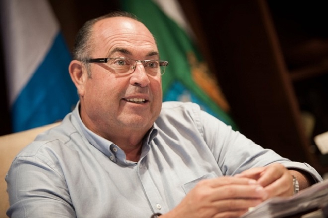 Mariano Pérez (CC), alcalde de El Sauzal | Foto: Fran Pallero