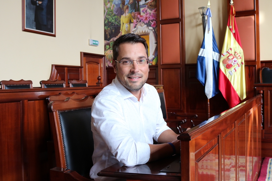 Adolfo González, presidente del PP realejero, primer teniente de alcalde y concejal del Ayuntamiento de Los Realejos. DA