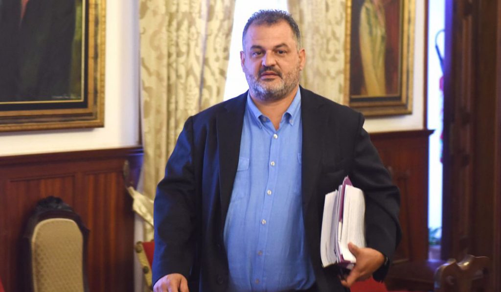 El alcalde de La Laguna, José Alberto Díaz (Coalición Canaria). Sergio Méndez