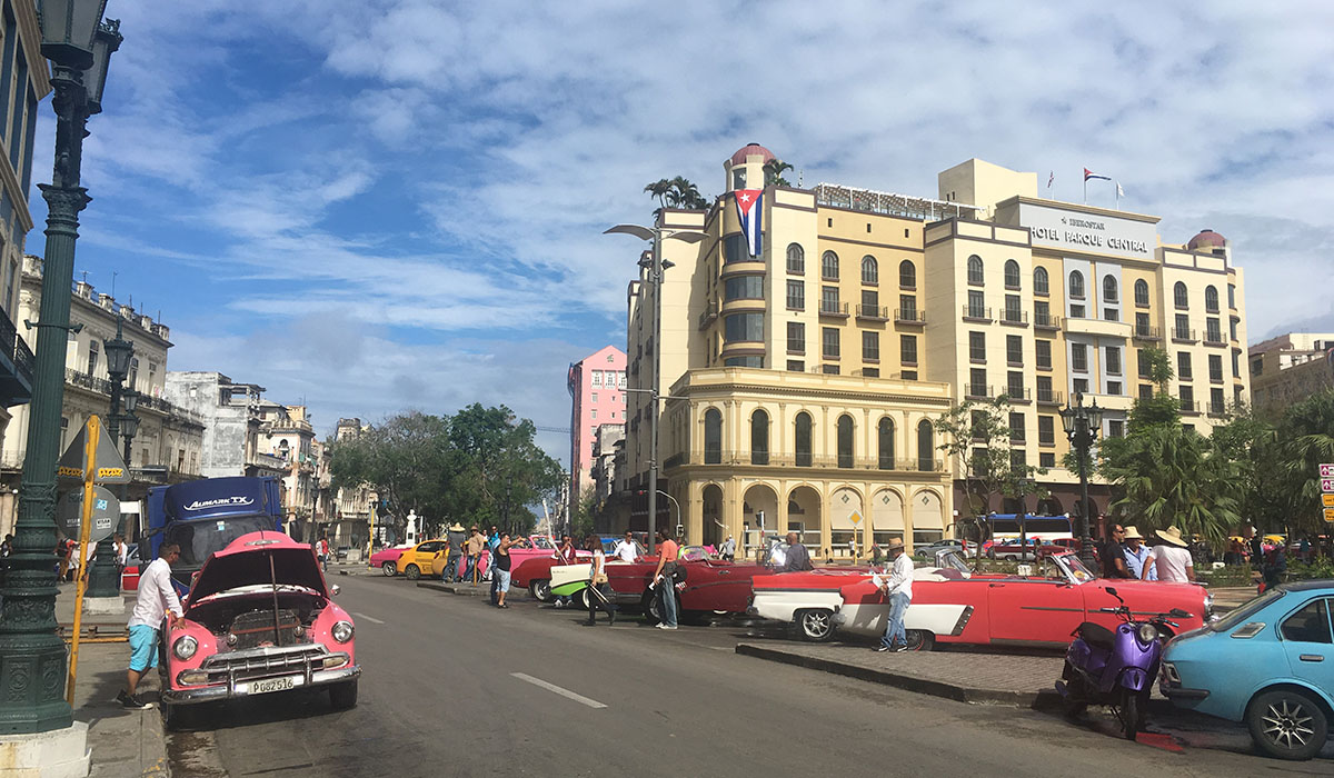 Parque Central, cerca de La Habana Vieja. Martín Rivero