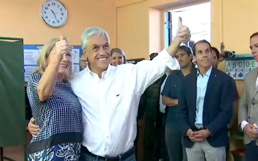 SEBASTIÁN PIÑERA CHILE ELECCIONES