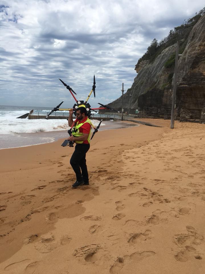 El dron utilizado en el rescate. / Little Ripper Lifesaver