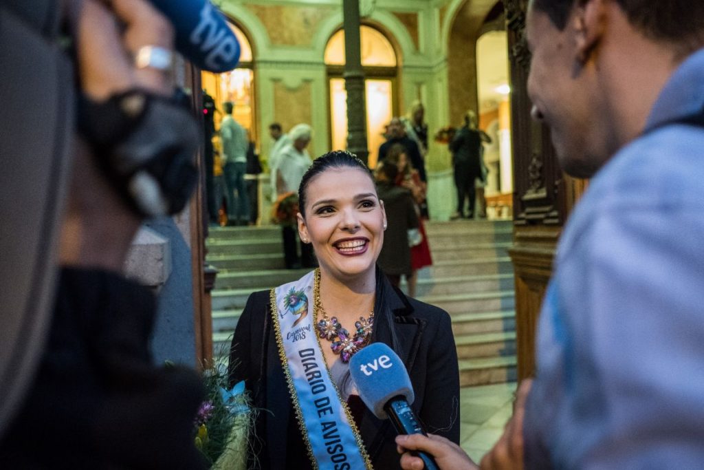 Saida Prieto, candidata a Reina del Carnaval de Santa Cruz 2018 | Foto: Andrés Gutiérrez