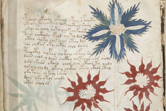 Página del manuscrito Voynich
