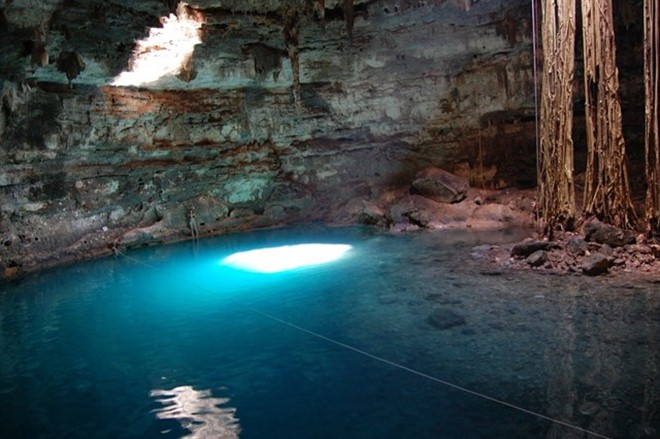Un cenote, en la región de Tulum. /EP
