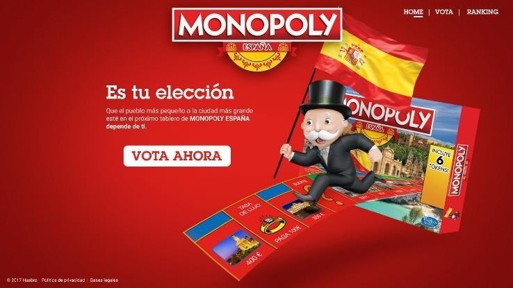Llamada a la votación para elegir los pueblos del Monopoly. / EP