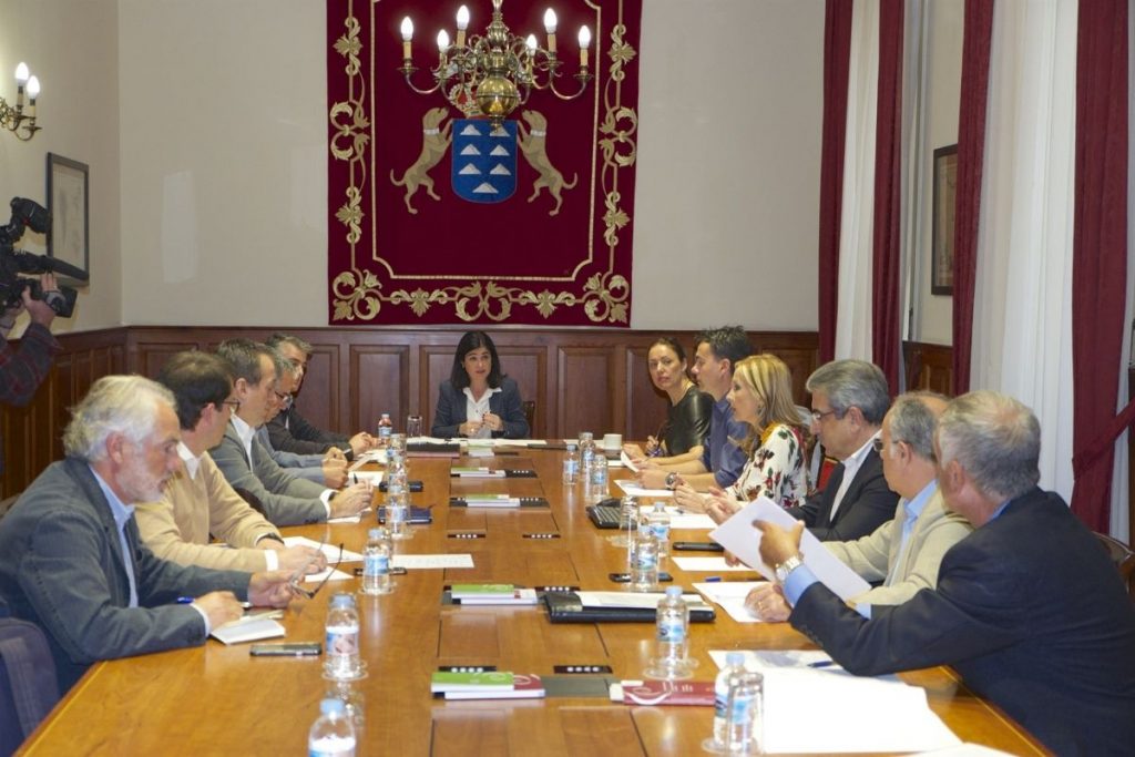 Reunión de la Junta de Portavoces del Parlamento de Canarias. DA