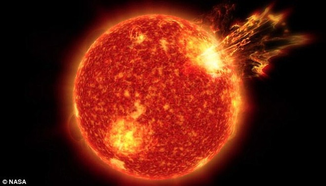 Tormenta solar. / NASA