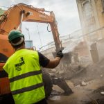 DEMOLICIÓN EN LA CALLE JUAN PADRON. / Andrés Gutiérrez