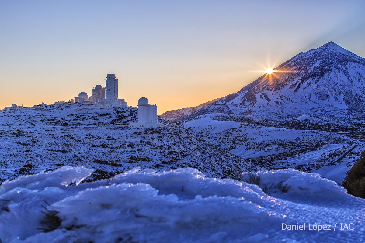 Teide nevado. / Daniel López