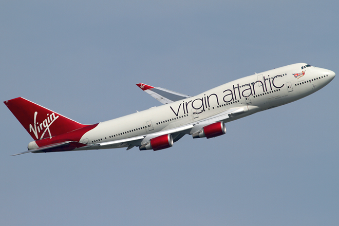 Avión de Virgin Atlantic.