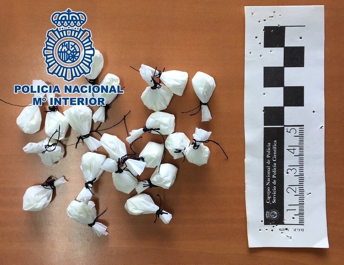 Droga incautada. / EP