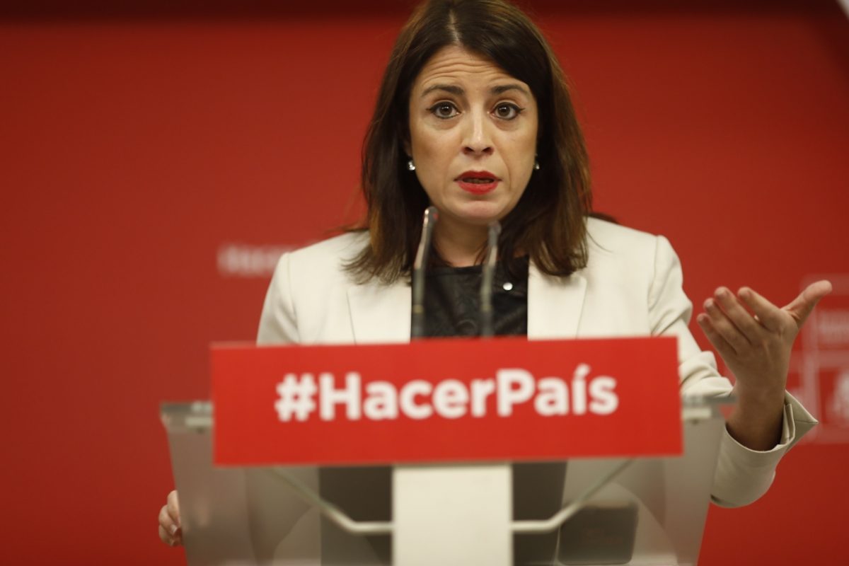 Adriana Lastra, vicesecretaria general del PSOE. | EP