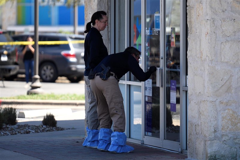 Escenario de uno de los atentados con paquete bomba en Austin, Texas. / EP