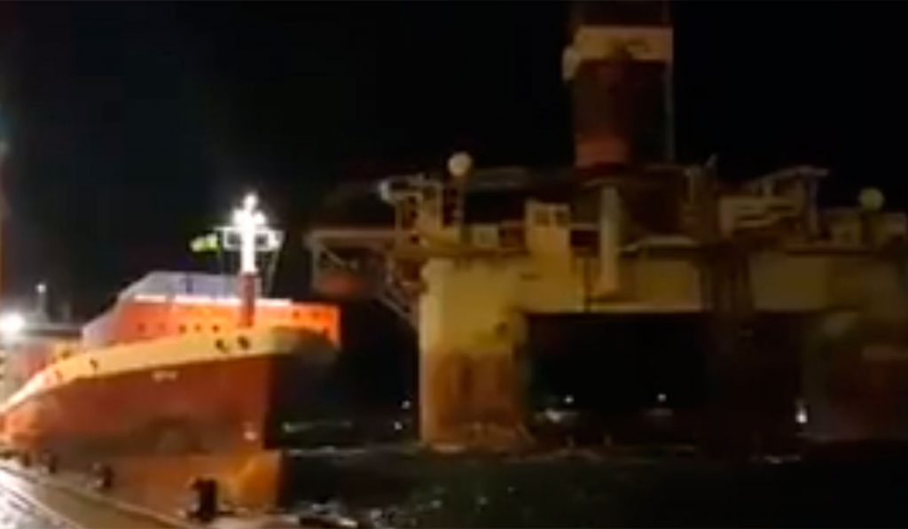 IMPACTO PLATAFORMA PUERTO TENERIFE