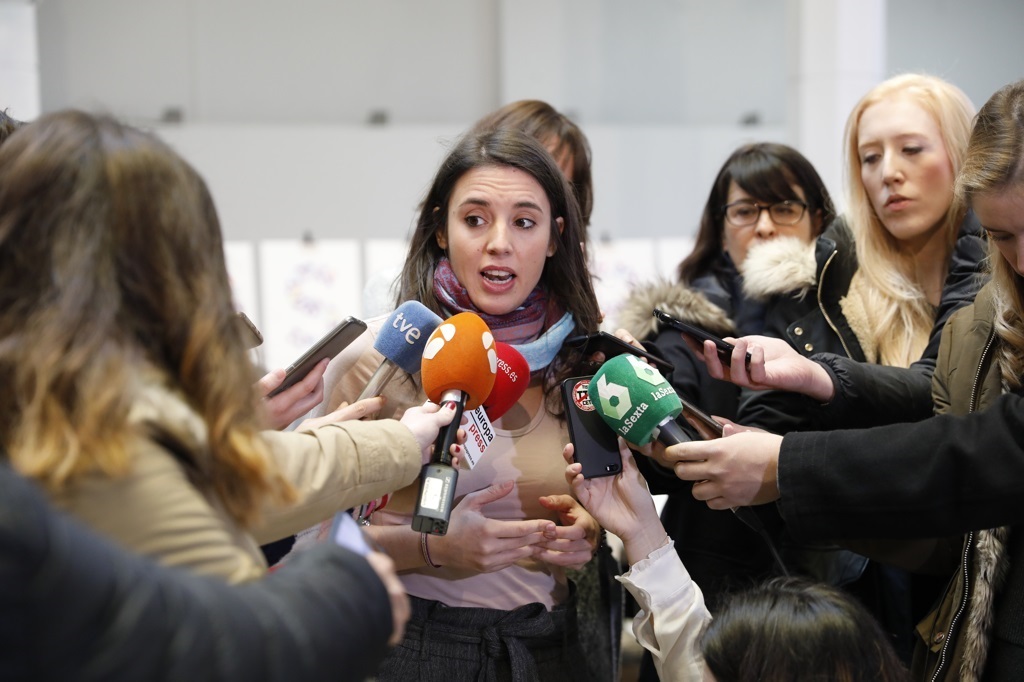 Irene Montero, portavoz de Podemos en el Congreso. | EP