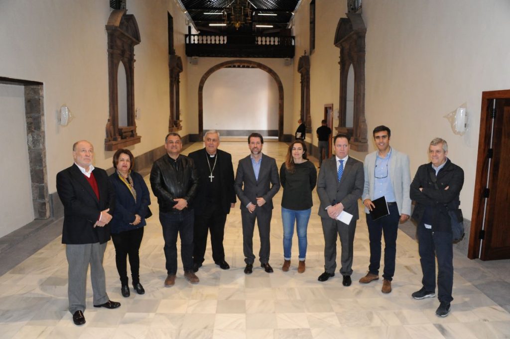 Los representantes políticos visitaron recientemente el santuario para conocer el resultado de las obras. DA