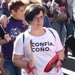Cacerolada matutina por la igualdad en las calles de La Laguna | FOTO: Sergio Méndez