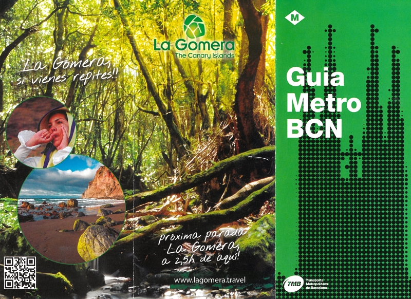 Plano metro Barcelona La Gomera