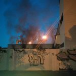 Incendio en el balneario de Santa Cruz. / POLICÍA LOCAL