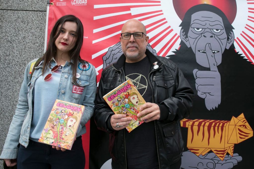 Iria Barro junto a Jesús Palacios en el Festival de Las Palmas. | DA