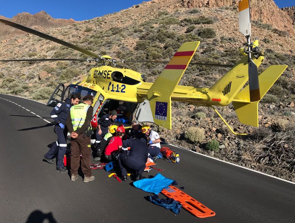 Accidente de quad en el Teide. / 112