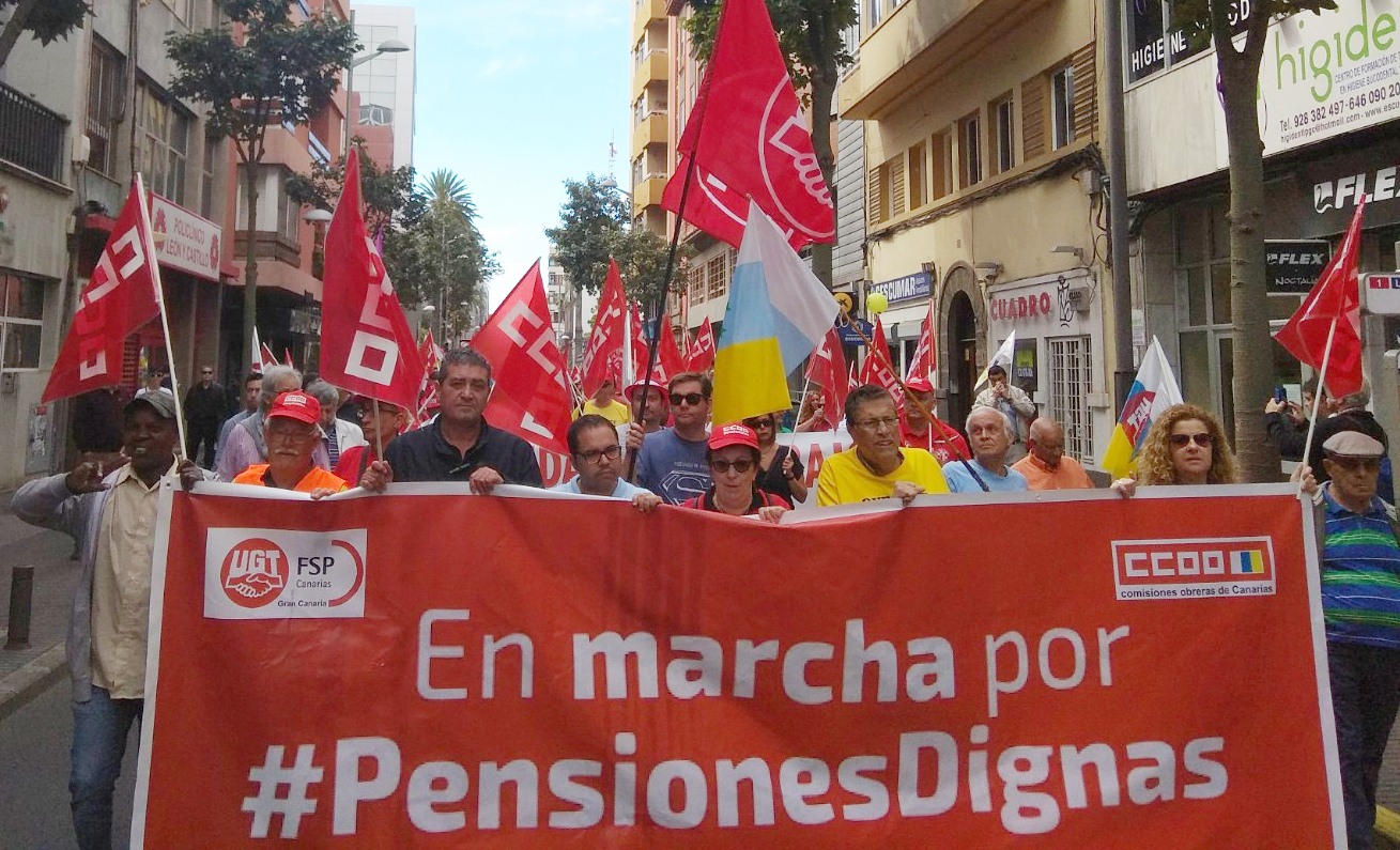 Manifestación por las pensiones. / UGT