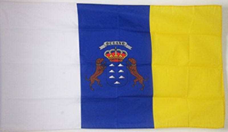 Bandera de Canarias a la venta en Amazon. / AMAZON