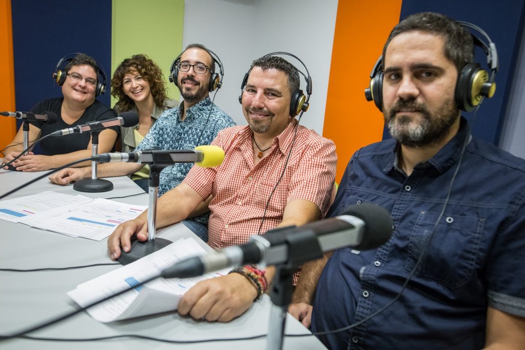 En la foto, Ruth Reyes, Patricia Villena, Enrique González, José Herrera y Juan Mosquera. | Foto: Andrés Gutiérrez